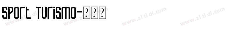 Sport Turismo字体转换